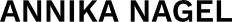 Annika Nagel Logo